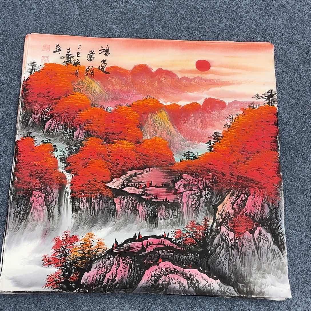 国画国画作品手绘