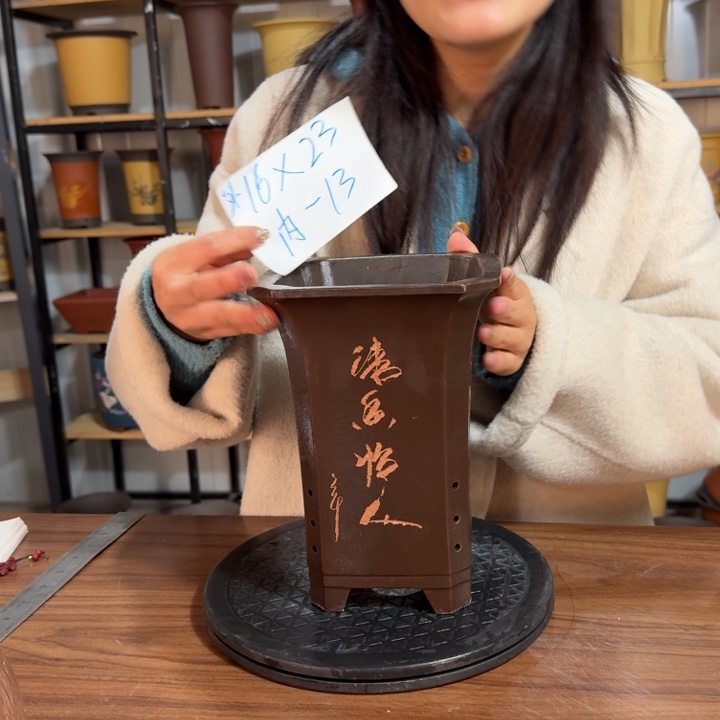 紫砂花盆紫砂花盆精品花盆