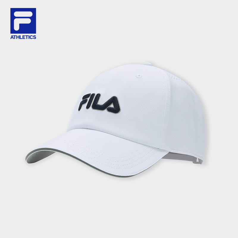 Fila/斐乐春夏薄款透气遮阳棒球帽男女同款净版休闲A13U521234F
