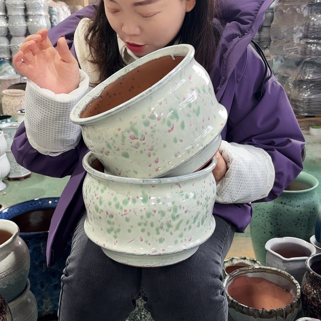 正品两个高15/20红陶