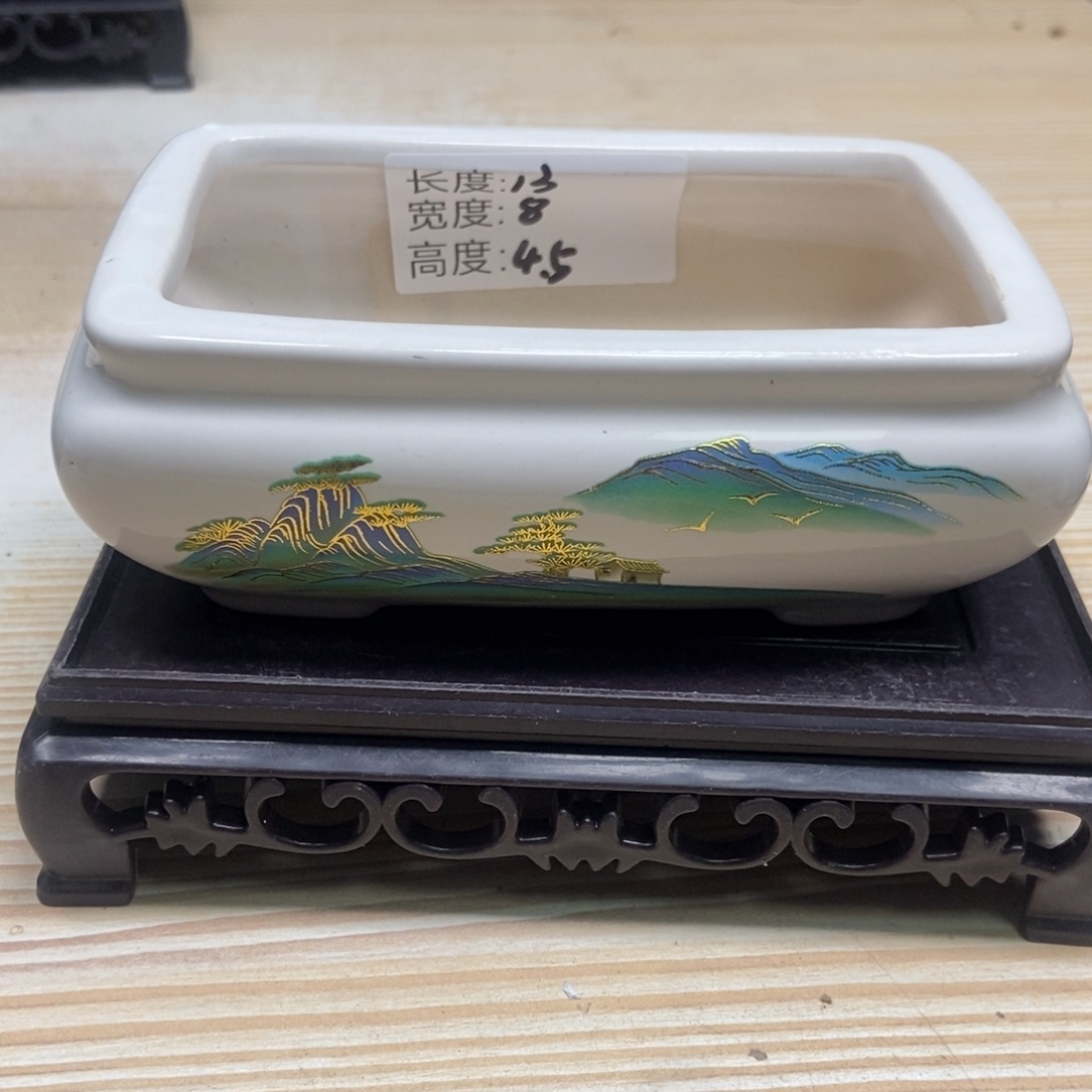 瓷片陶瓷花盆陶瓷艺术