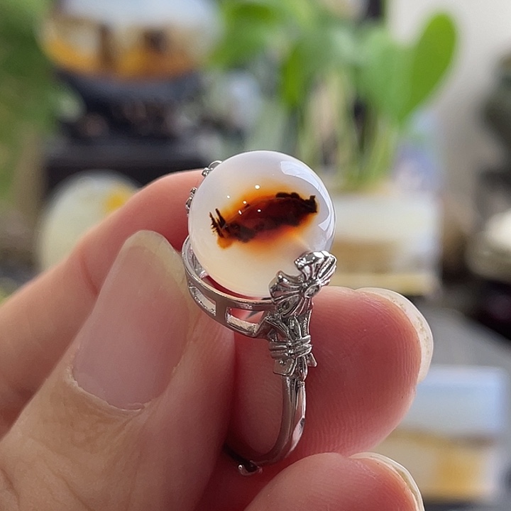 玛瑙/玉髓合金珠宝半成品