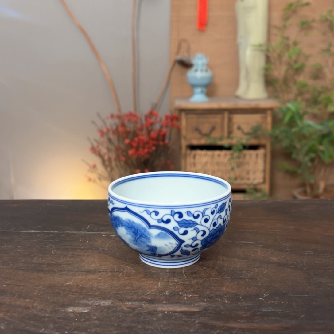 杯景德镇陶瓷柴烧手工