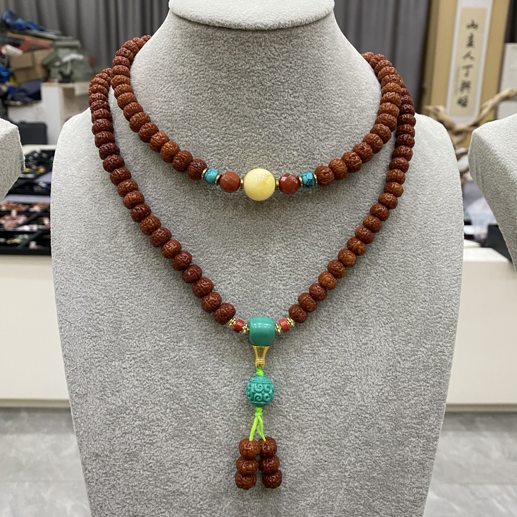 五瓣爆肉梅花桩机刷玉化小金刚长串脖挂卡10 A601