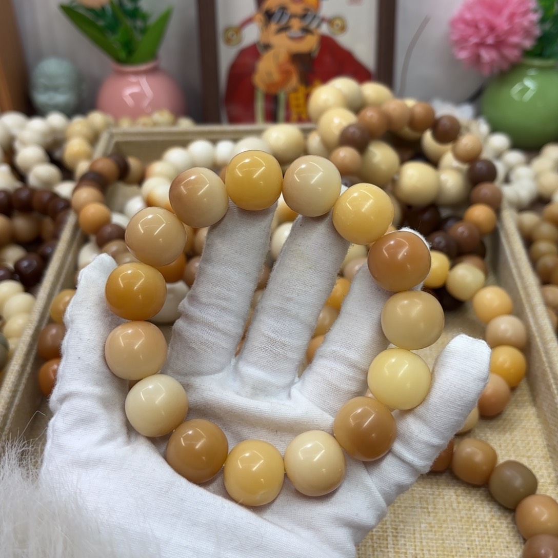 菩提根/象牙果吊坠18干磨瑕疵落地果833