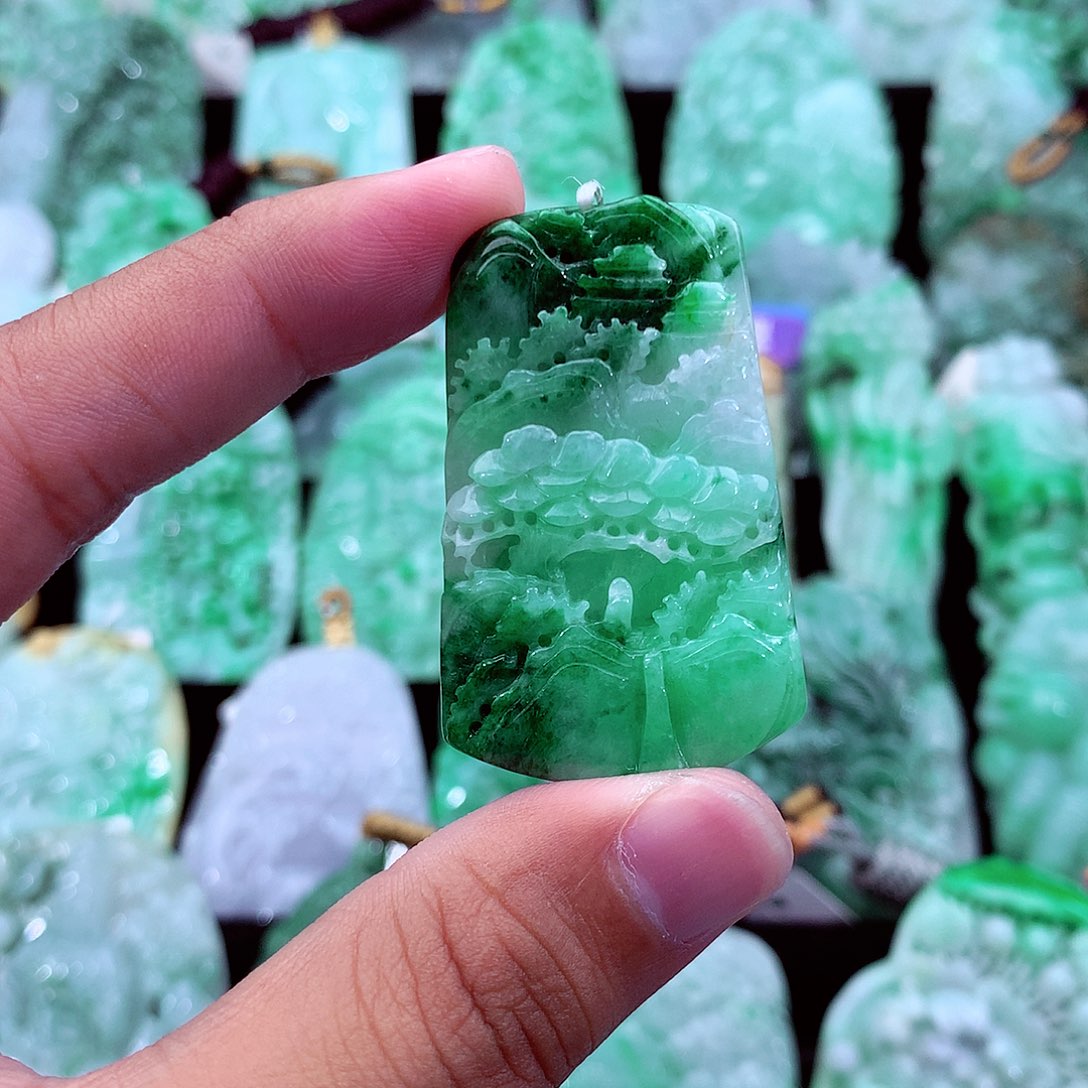 吊坠(不含链)未镶嵌翡翠鑫**业