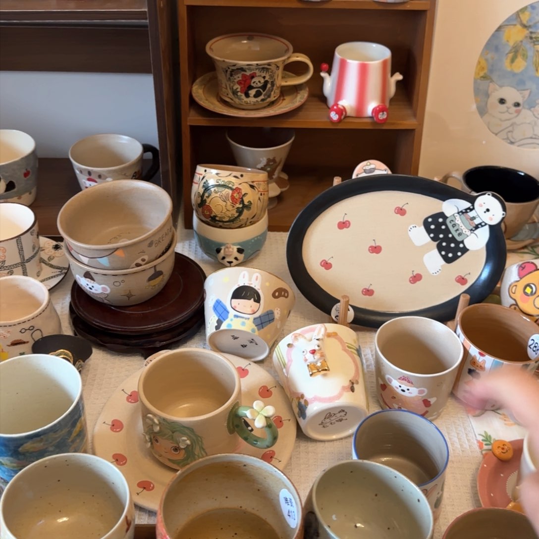 茶盏J****r有陶兔子杯杯杯杯