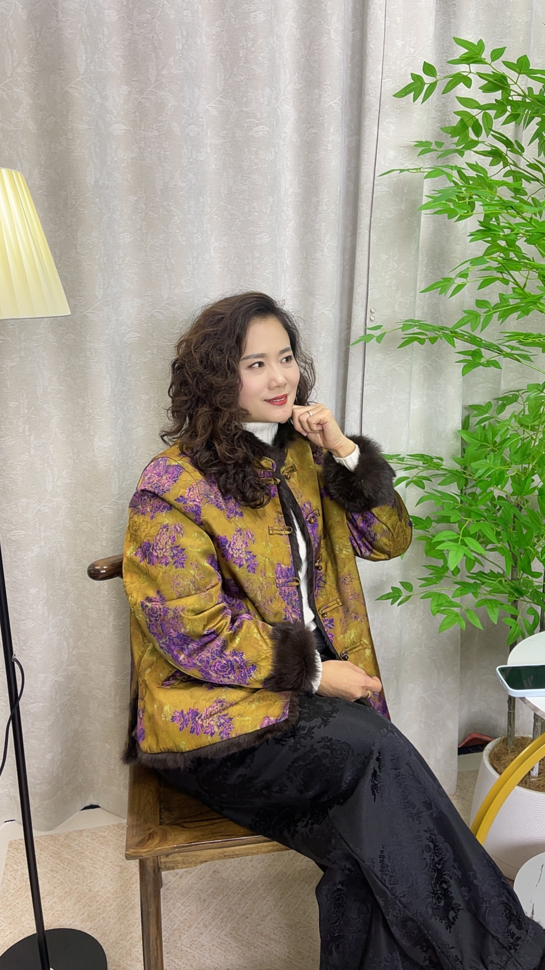 燕总专属（紫气东来+双面穿）原版！新中式国风气质高定兔毛冬季上衣