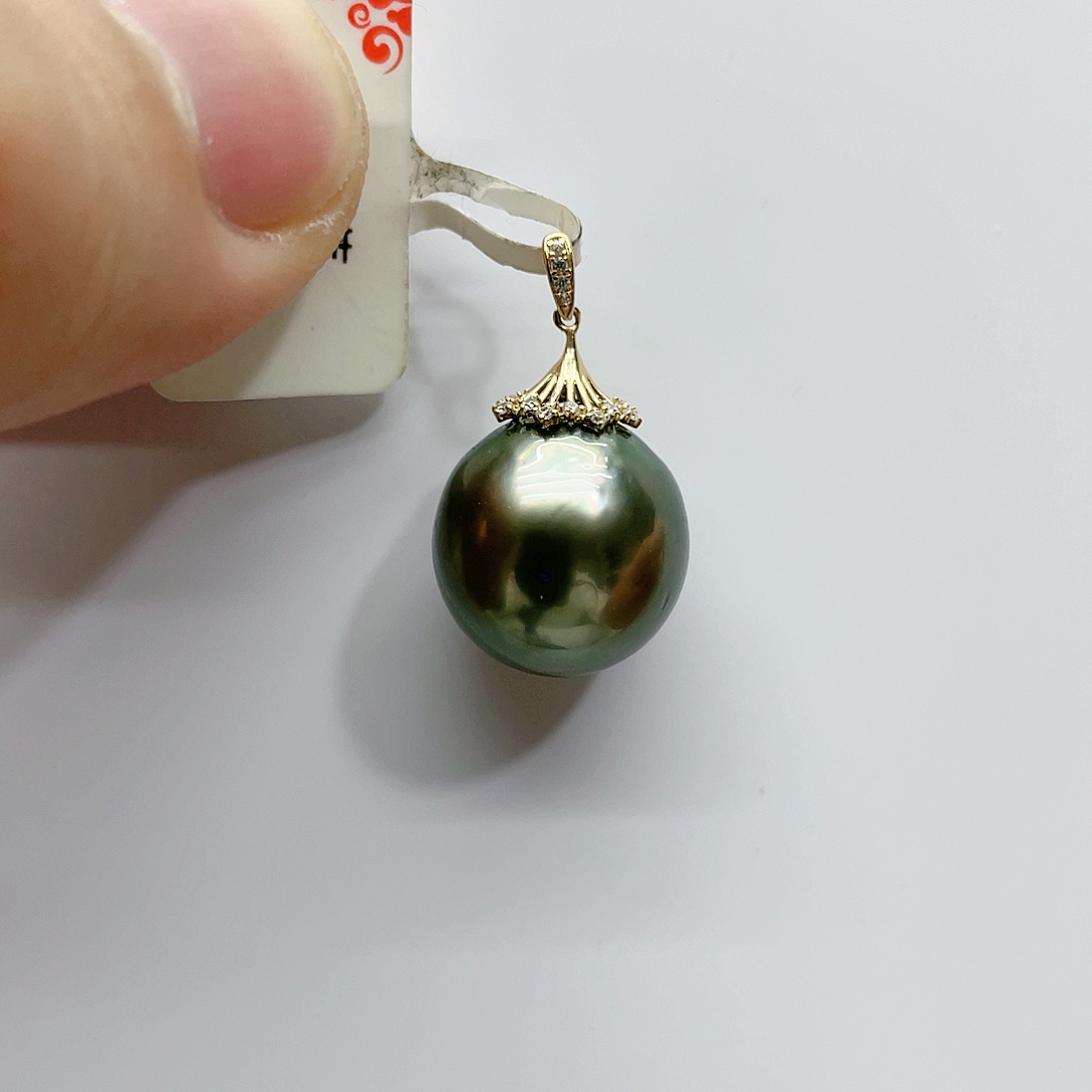 海水珍珠颈饰18K金镶嵌