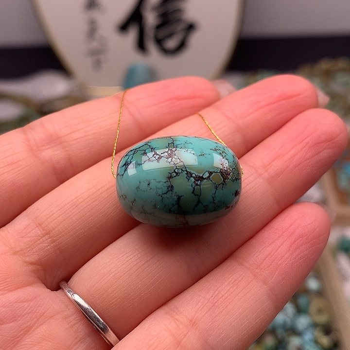 绿松石未镶嵌扣子