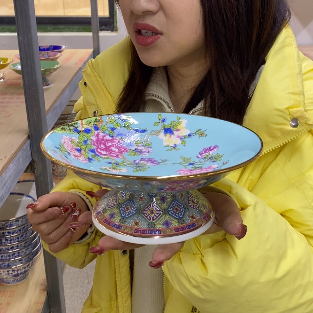 陶瓷1个8英寸果，，，，，，