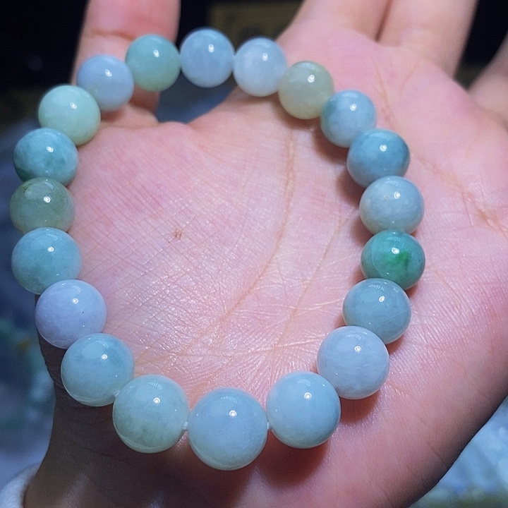 未镶嵌手串翡翠天然缅甸A货翡翠9.4