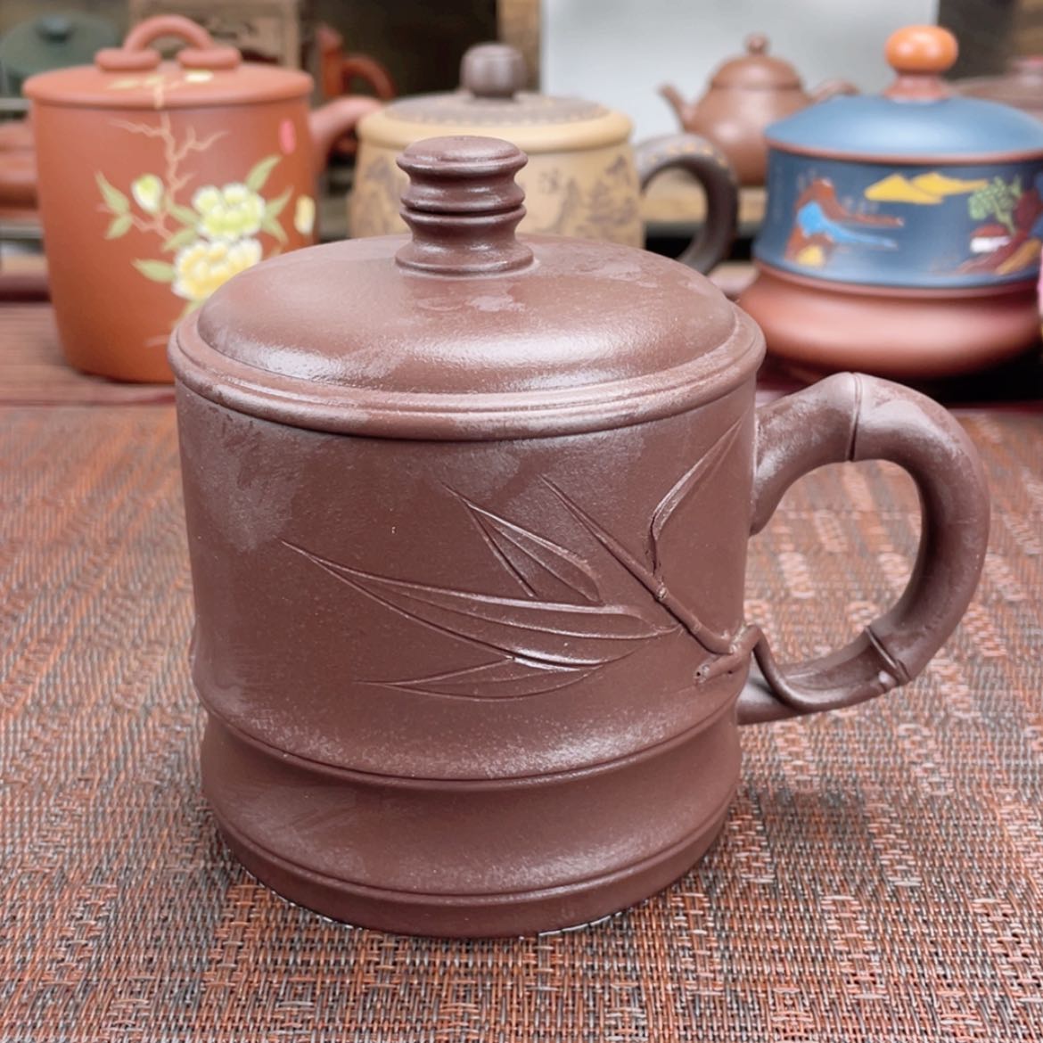 【闪购商品】紫砂茶杯宜兴原矿紫砂盖杯微瑕