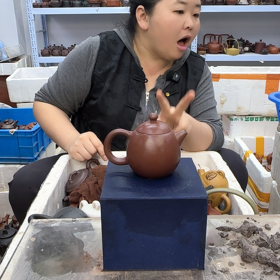 拼配泥茶壶宜兴紫砂壶瑕疵处理