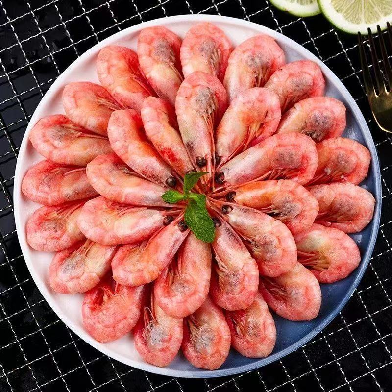 愚公移海北极熊黑腹籽北极甜虾80-100＋95%带籽率特产介意黑头勿拍