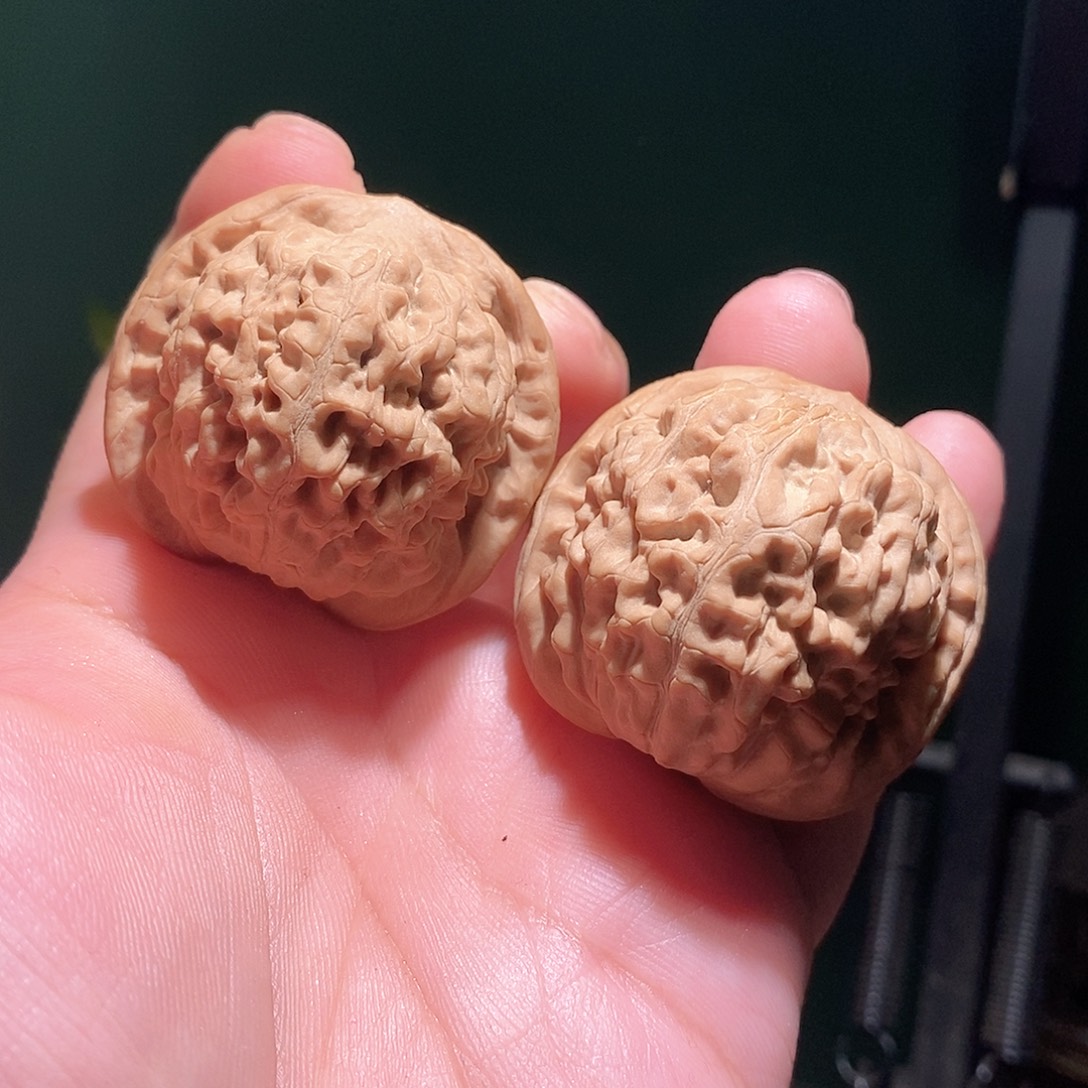 把件文玩核桃43莲花全品