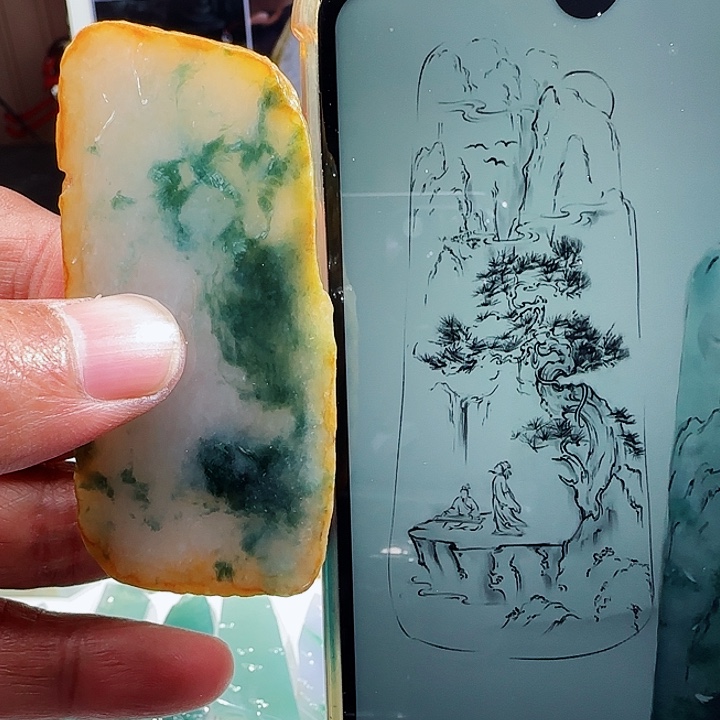 定制翡翠未镶嵌翡翠首饰