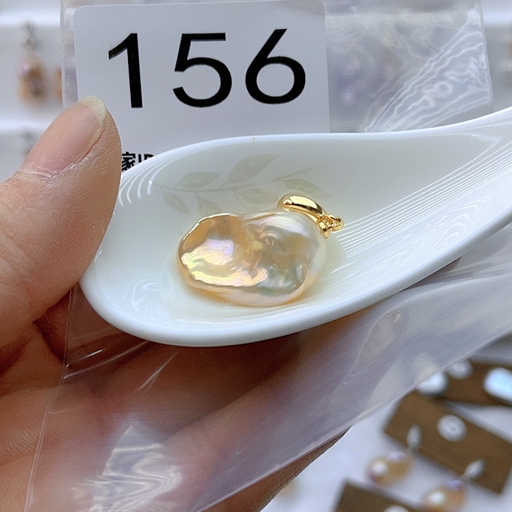 淡水珍珠颈饰银S925镶嵌