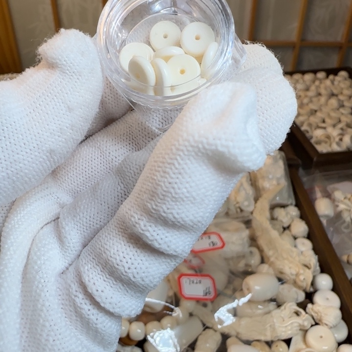 摸***鱼手串/手链/手镯猛犸象牙