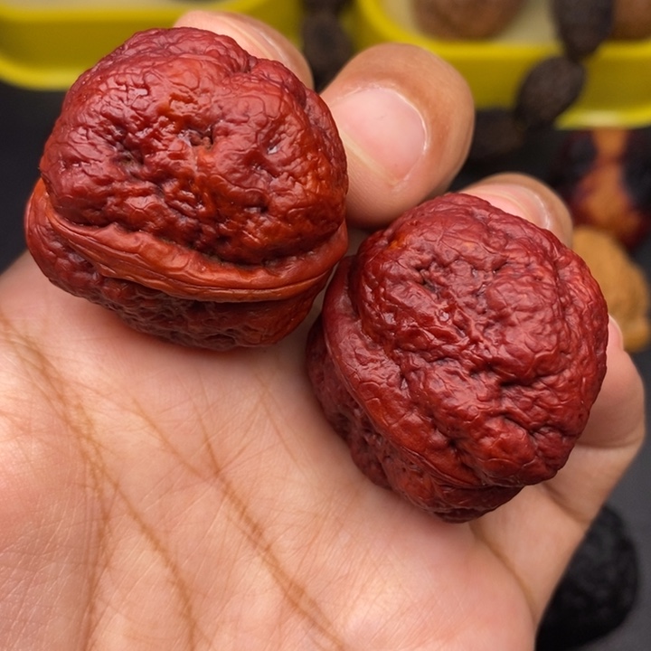 把件文玩核桃34尺肌肉蛙