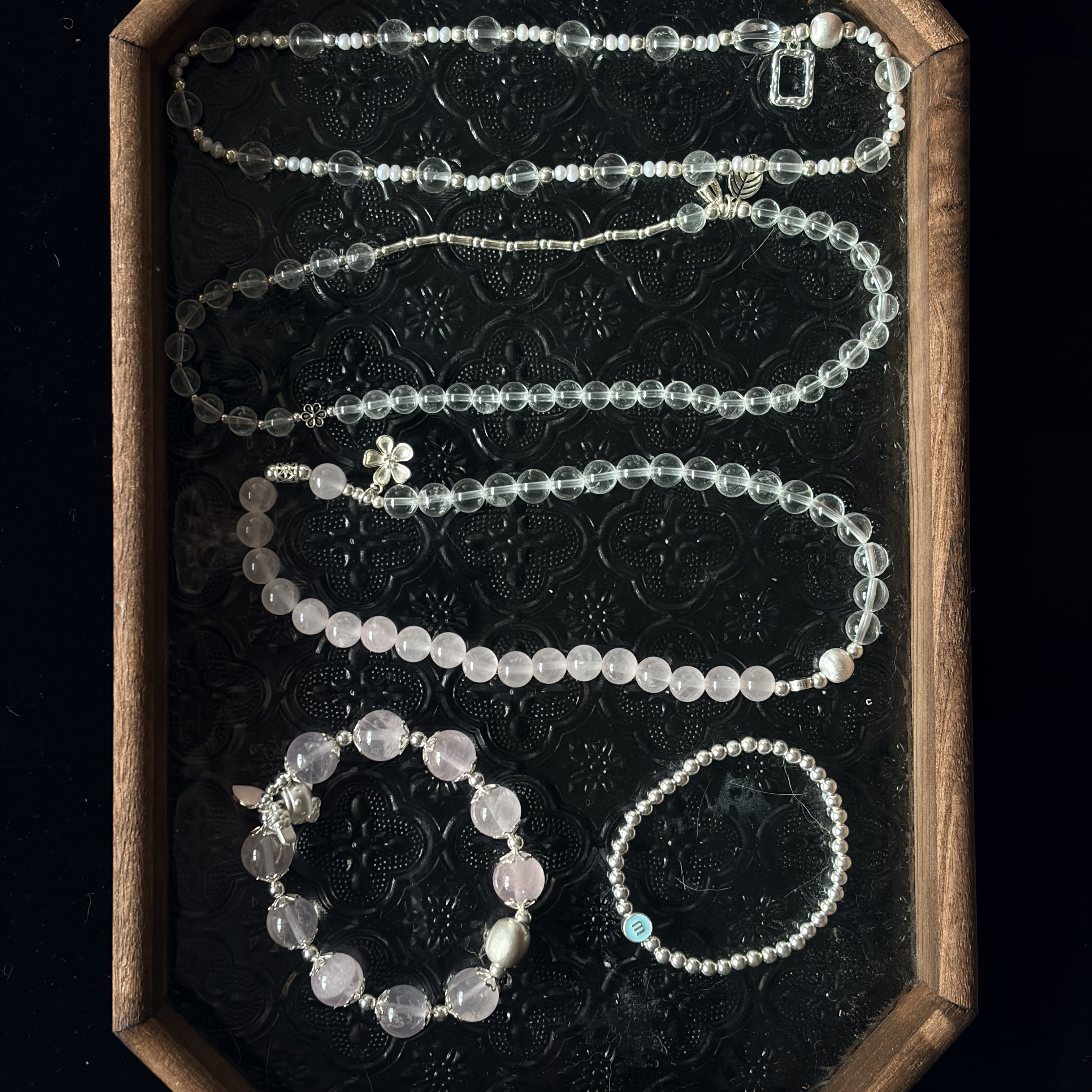 【小暖家】【051-090】天然水晶女款手串 轻奢气质 