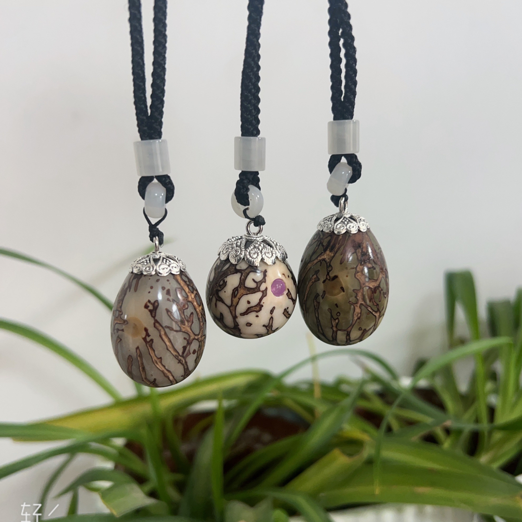 吊坠款千眼菩提直播间现切原果!【创意饰品】