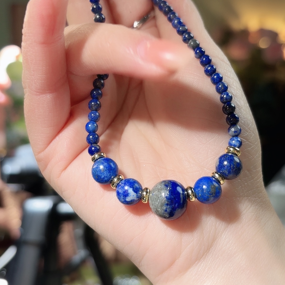 琉璃纯铜合金项链