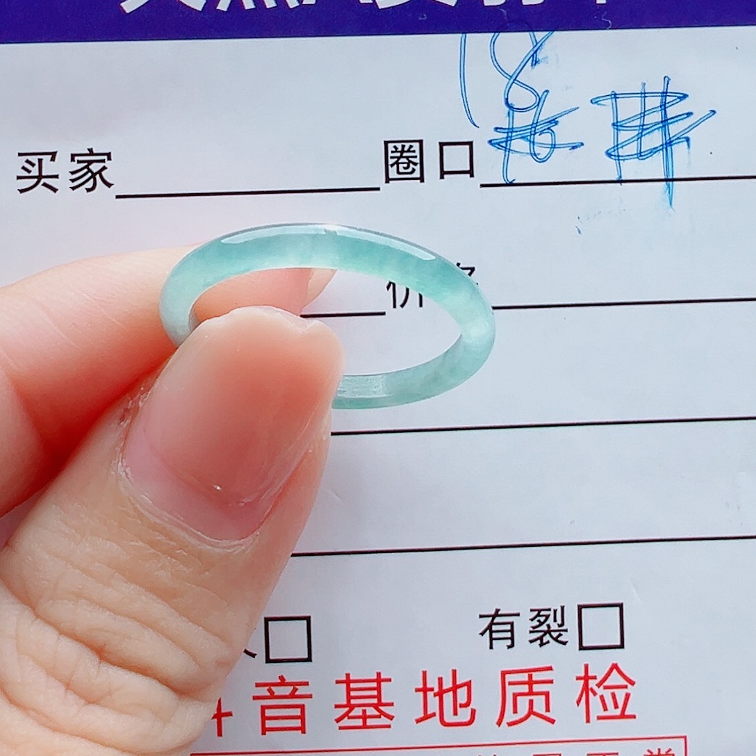 未镶嵌戒指翡翠J**-戒圈
