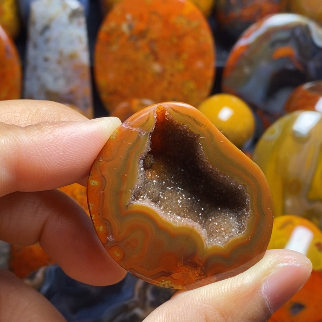 玛瑙/玉髓吊坠(不含链)未镶嵌