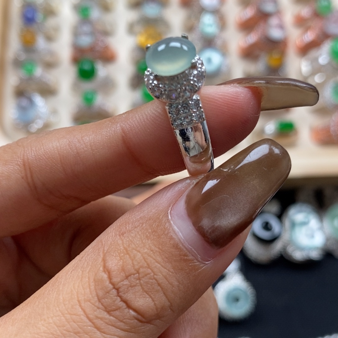 翡翠裸石缅甸天然a货翡翠