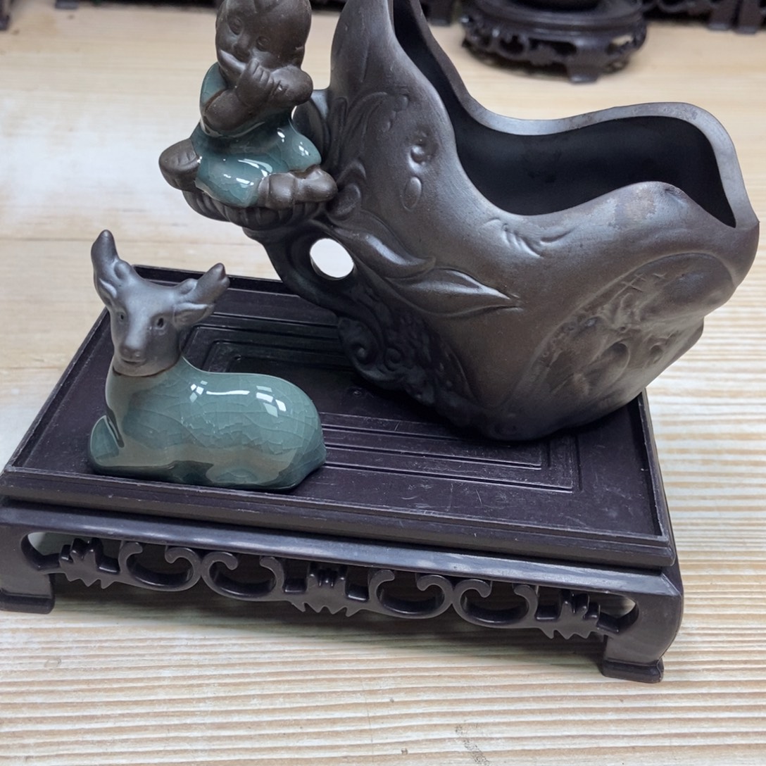 瓷片陶瓷花盆陶瓷艺术