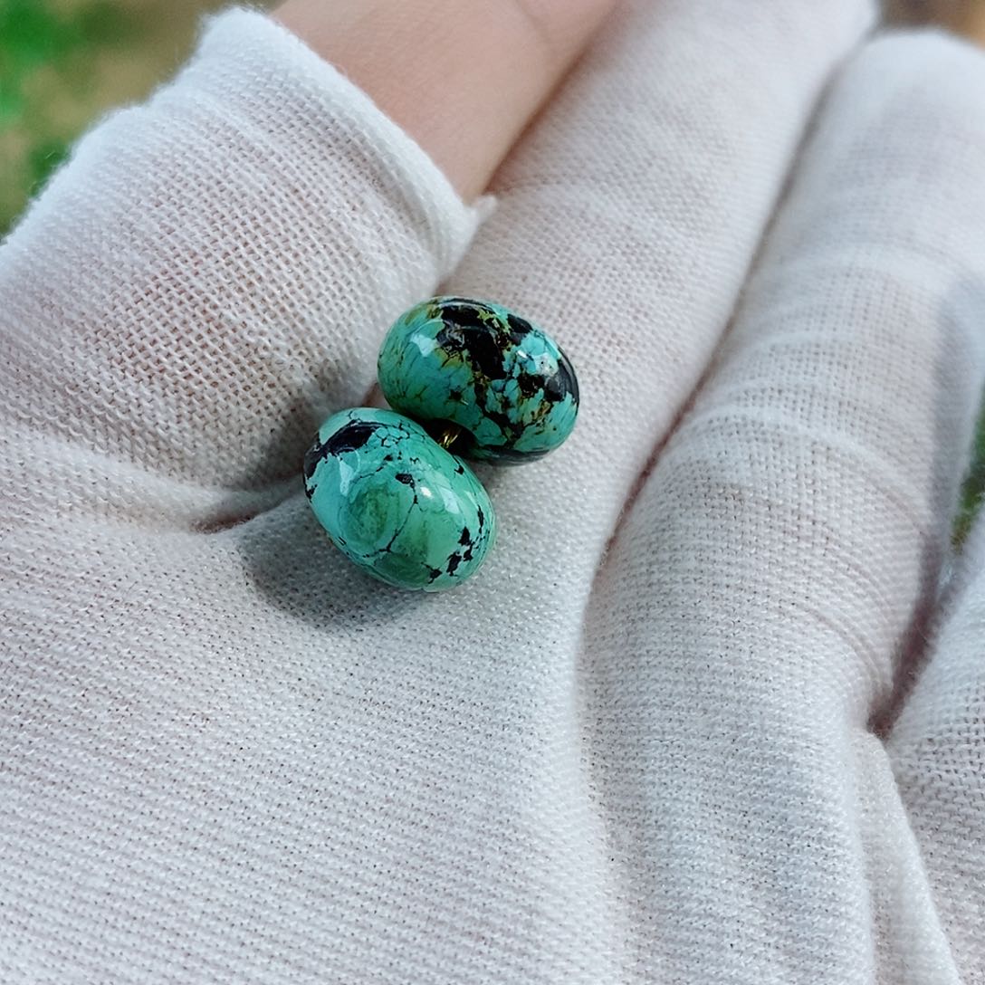 未镶嵌绿松石珠宝奇石