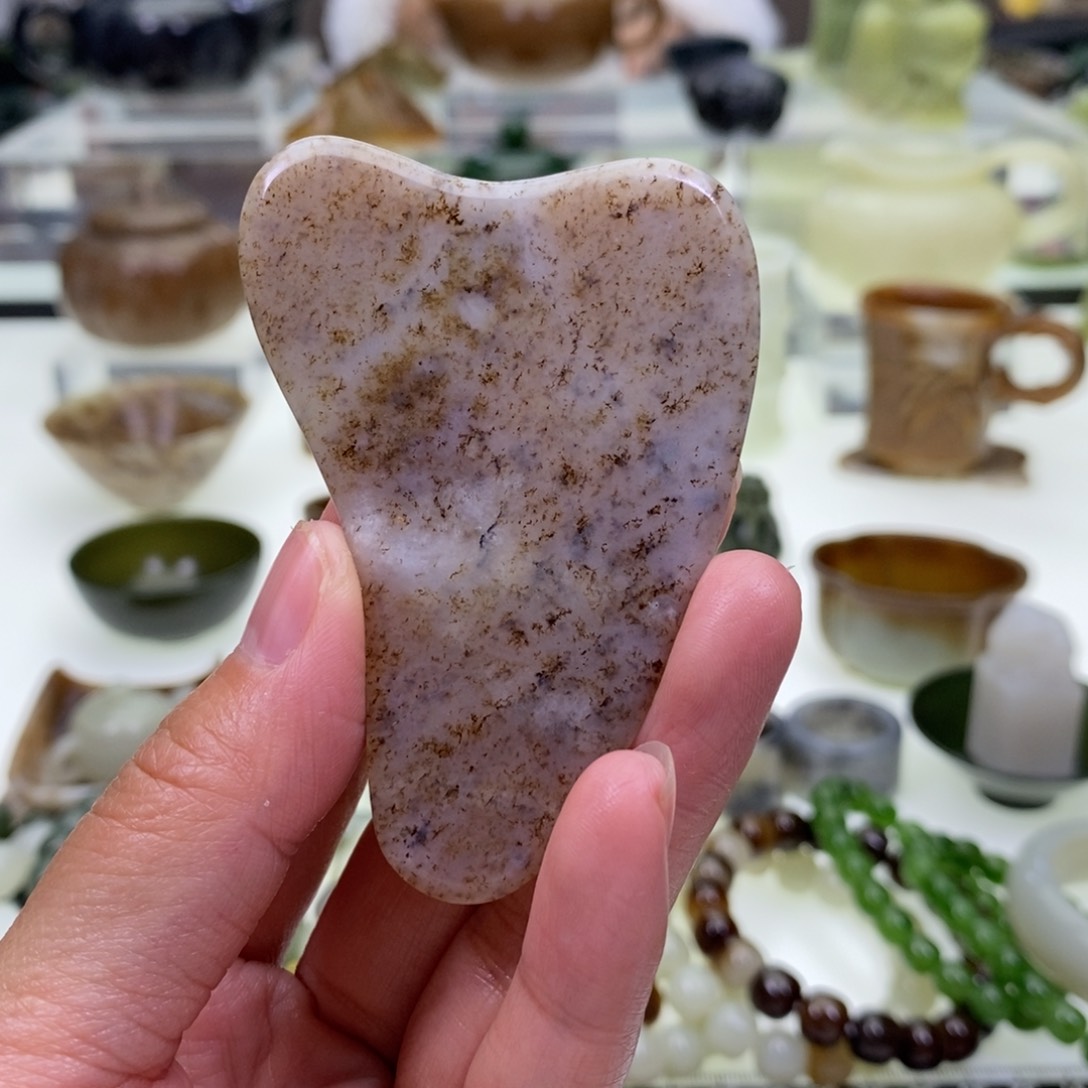 和田玉刮板未镶嵌