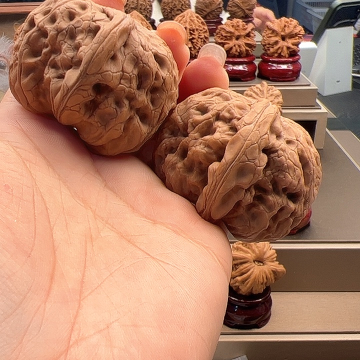 把件文玩核桃47 驴打滚 r-034