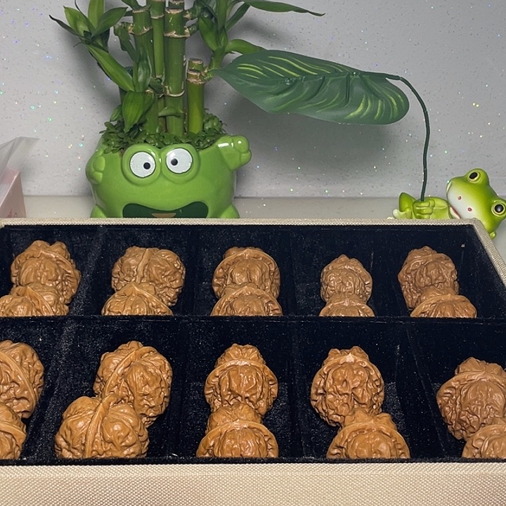 他***儿吊坠文玩核桃蛤蟆头