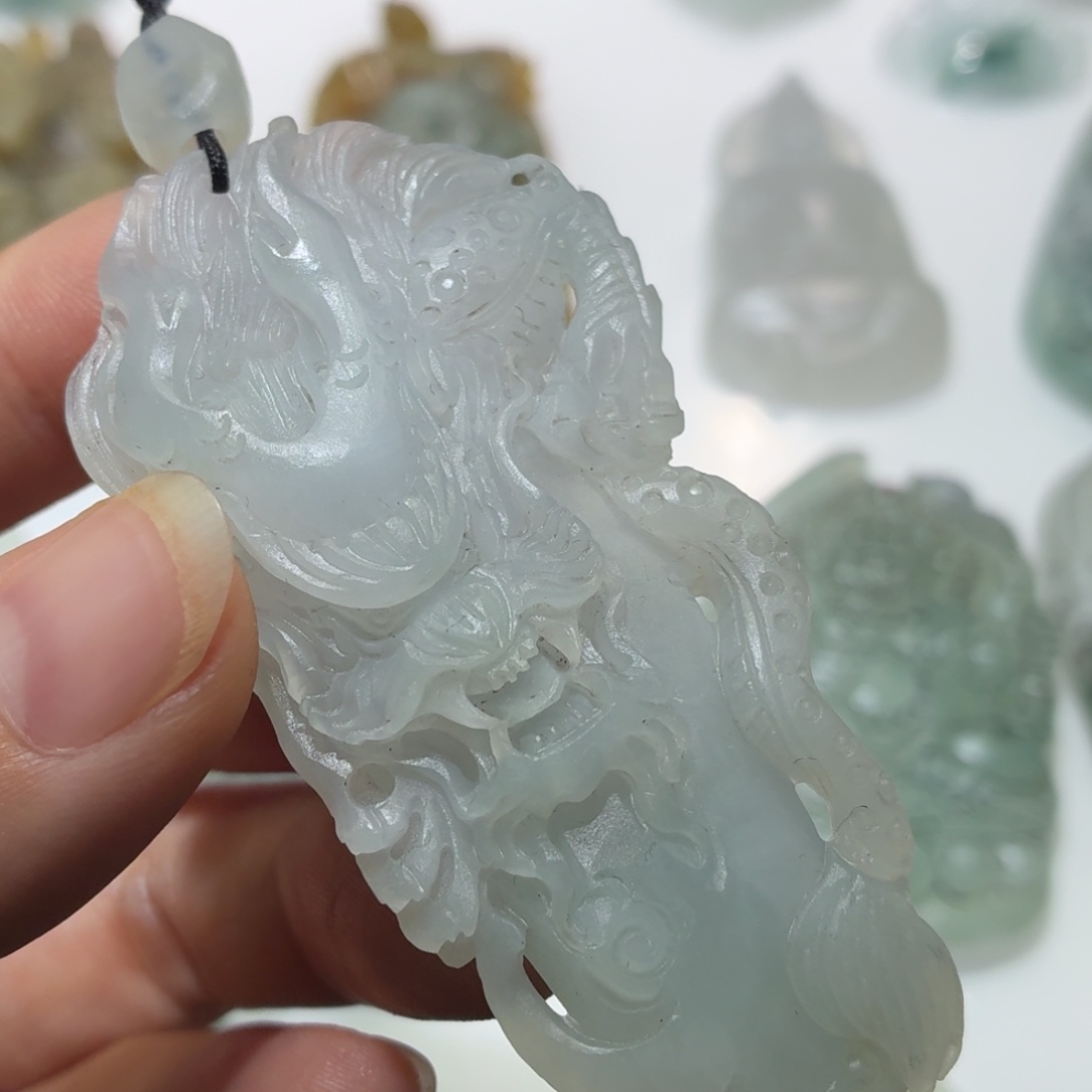 定制翡翠未镶嵌毛货