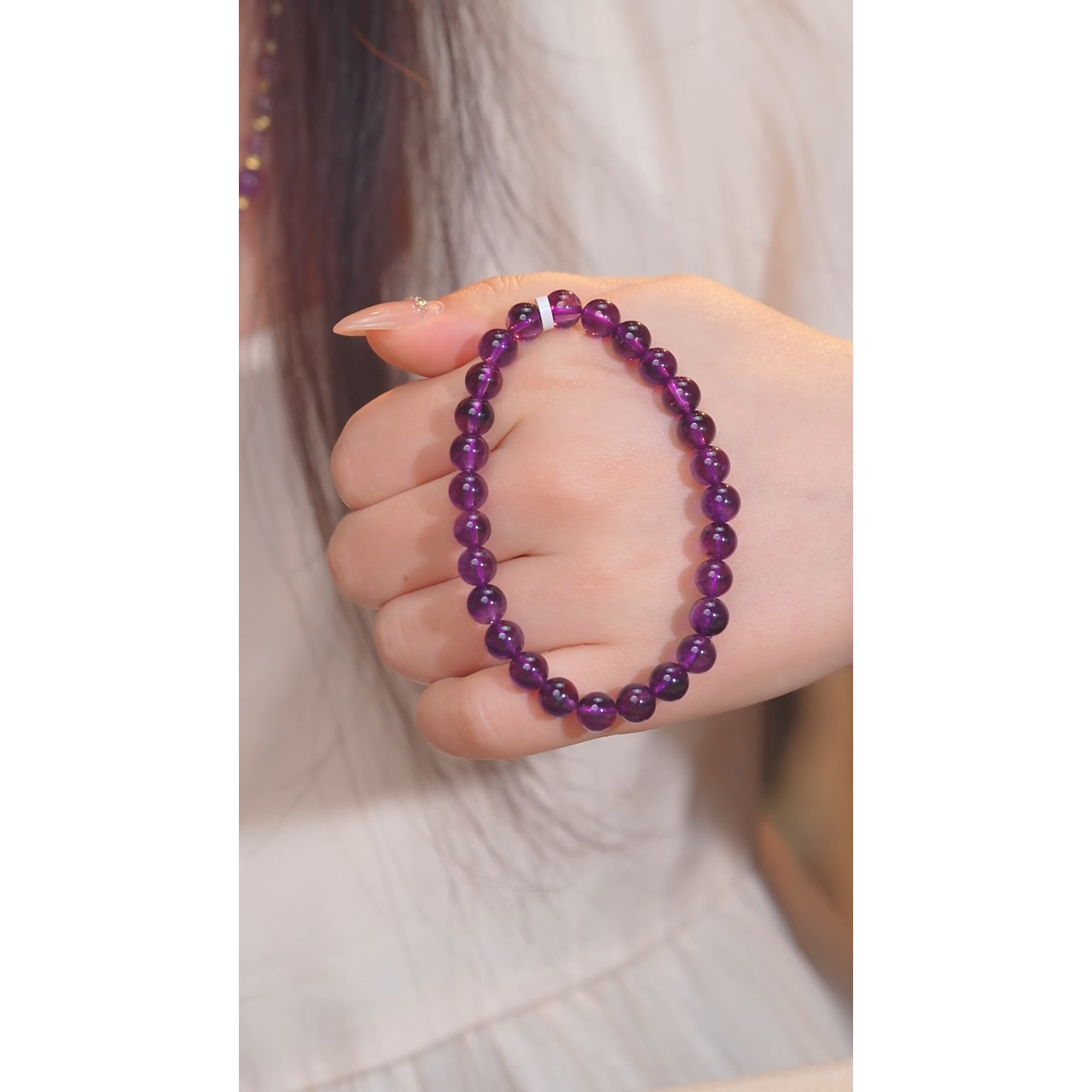 水晶手串未镶嵌多样性发 超七@@N4823