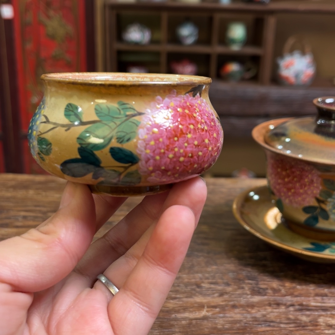 风***）景德镇柴烧手工手绘陶瓷