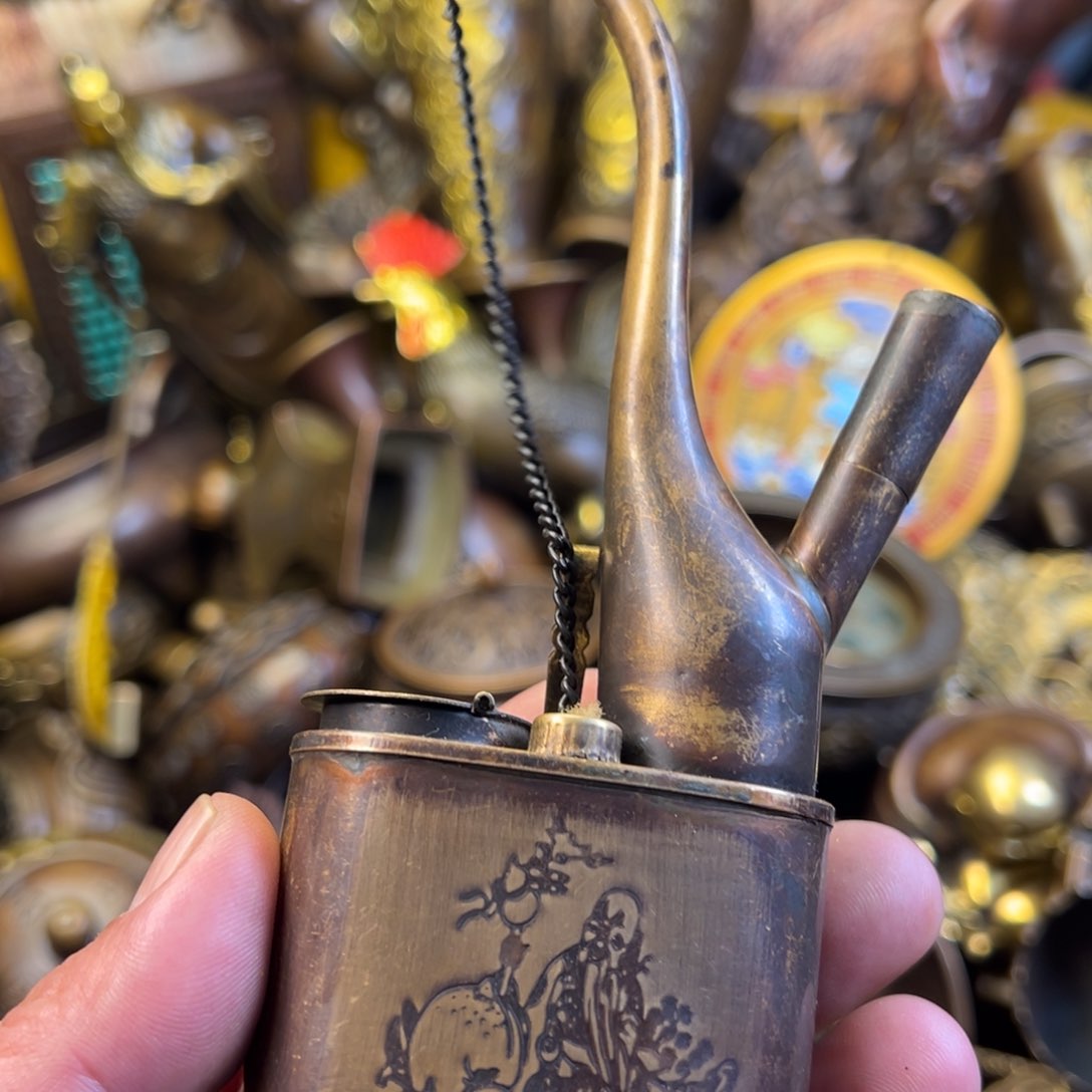 茶壶香炉铜器摆件