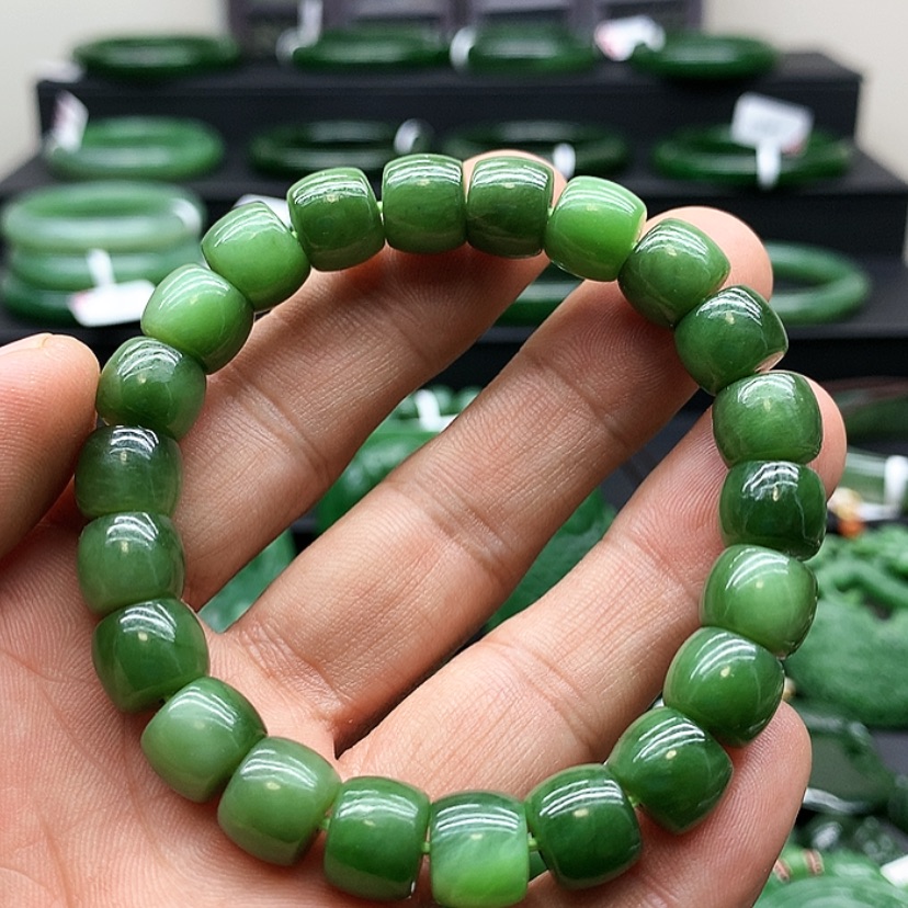 【闪购商品】和田玉（碧玉）手链未镶嵌