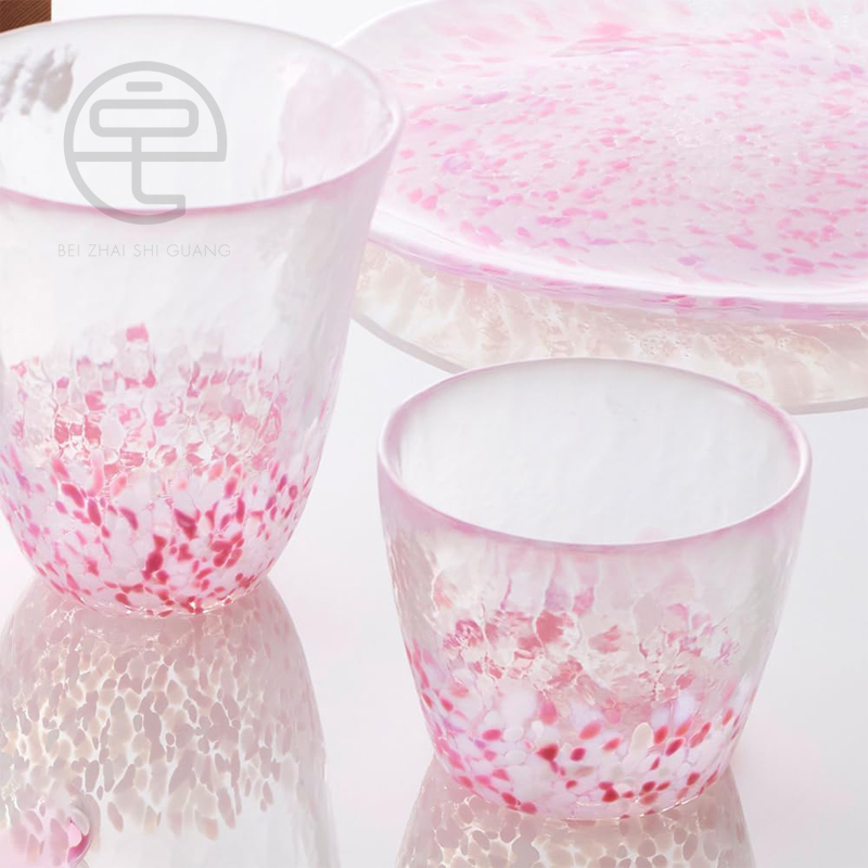 【正版】手工精品日本津轻玻璃杯水杯茶杯饮料杯