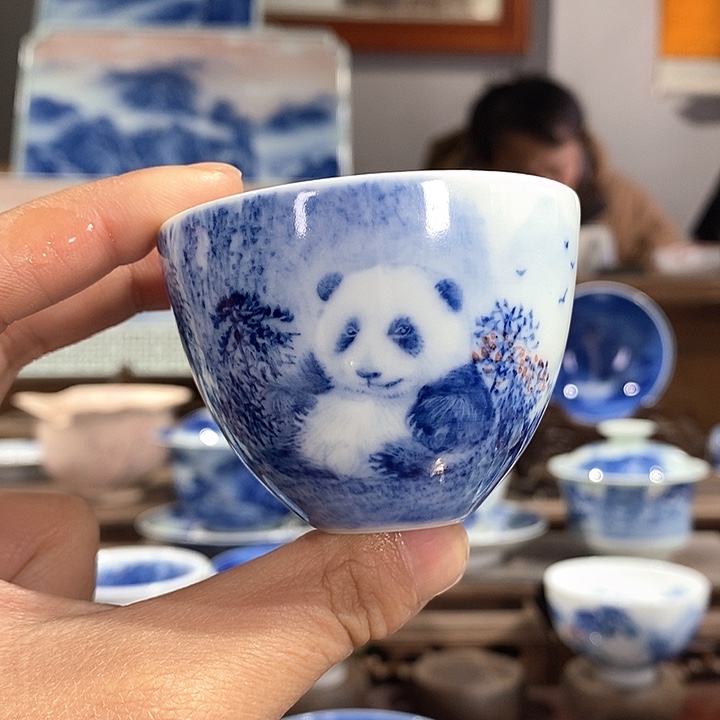 杯景德镇手工手绘陶瓷，高亮兴老师作品