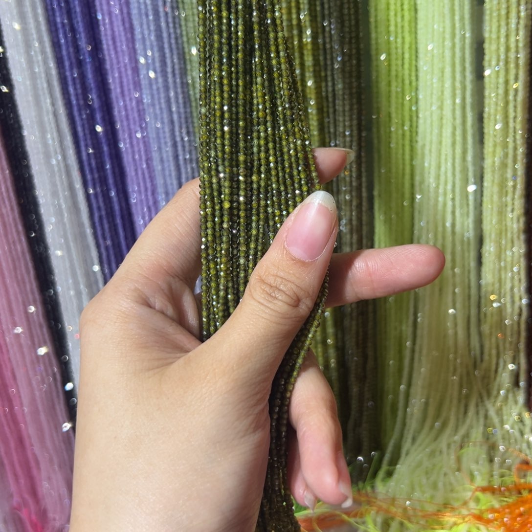 锆石非金属深橄榄绿卡二三条