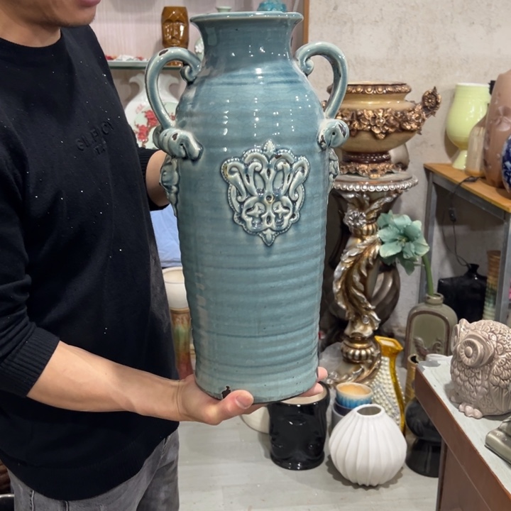 瓶高度43厘米口径10厘米微瑕捡漏