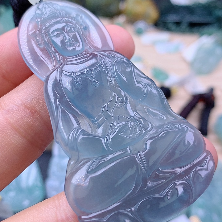 【闪购商品】翡翠颈饰未镶嵌梦****哥翡翠吊坠