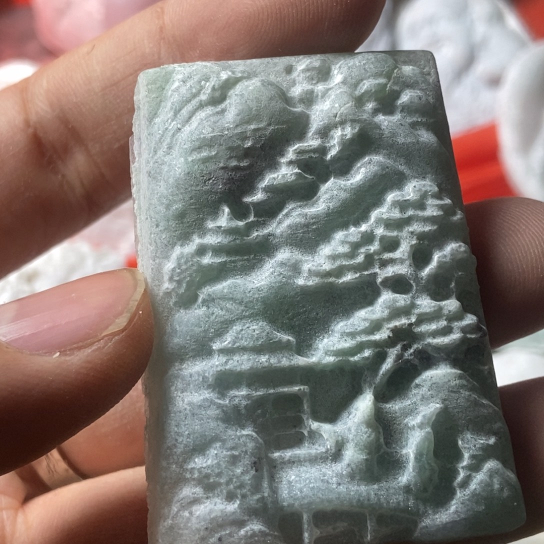 东***风定制翡翠未镶嵌福和vv