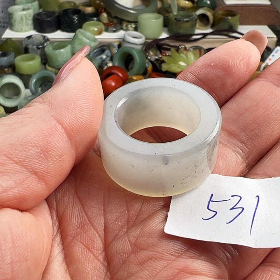 【闪购商品】未镶嵌蛇纹石玉戒指好*