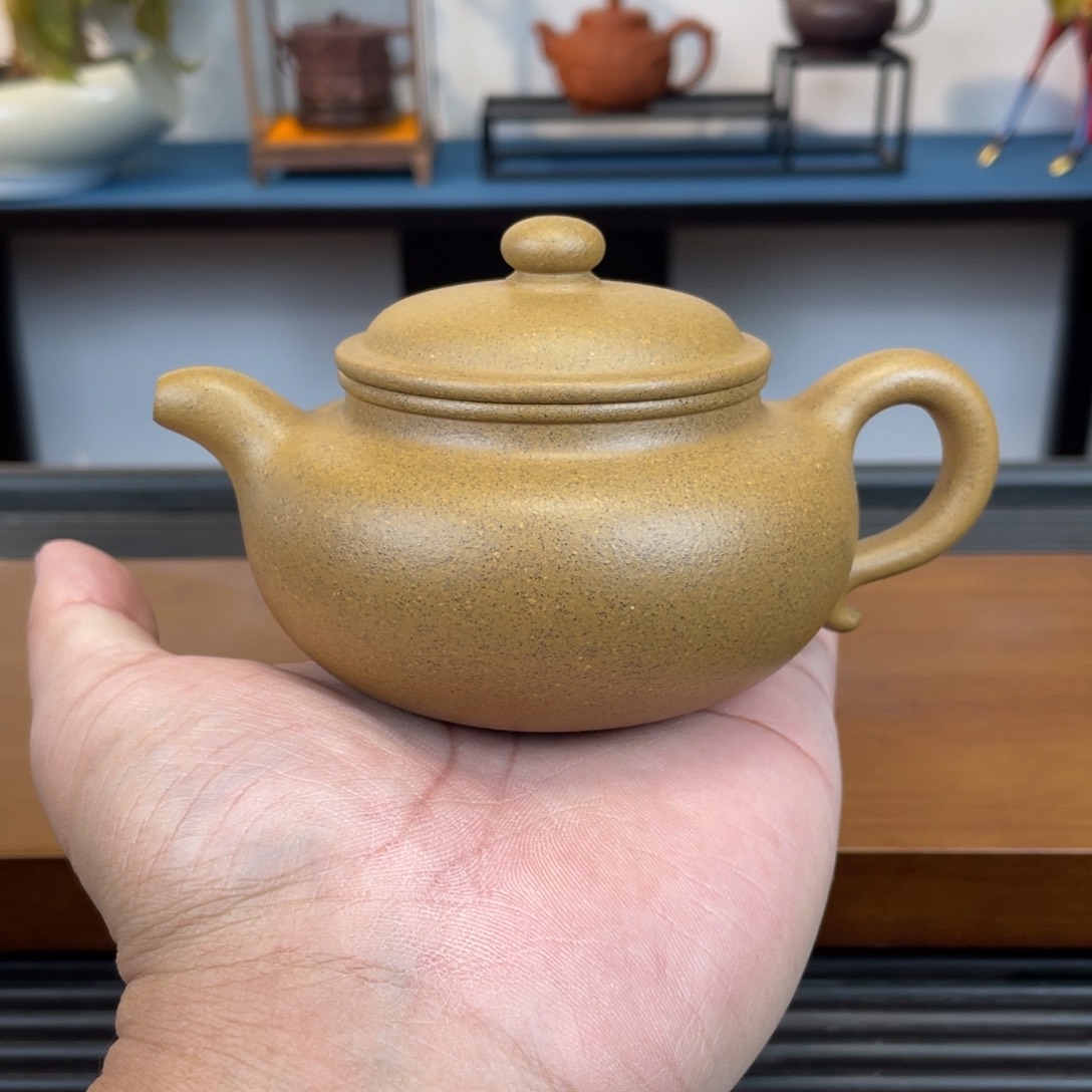 紫砂茶壶老青段仿古200cc