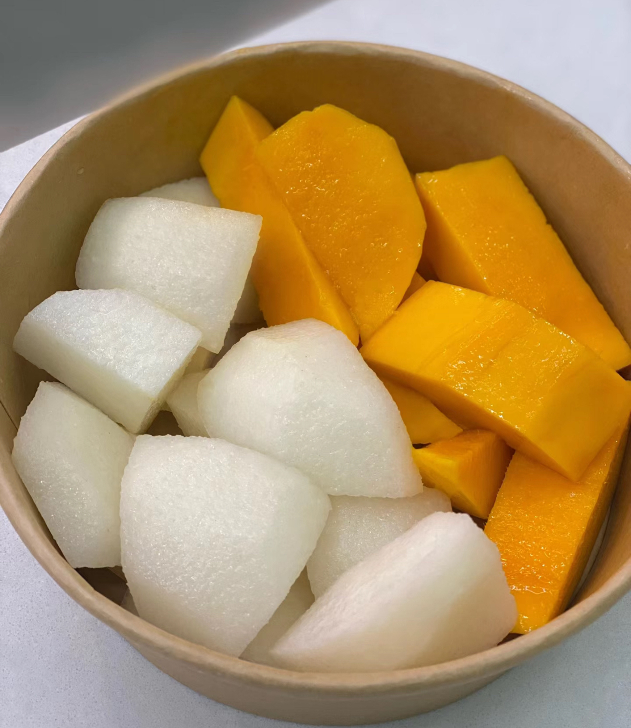 秋月梨搭芒果切盒约300克/盒