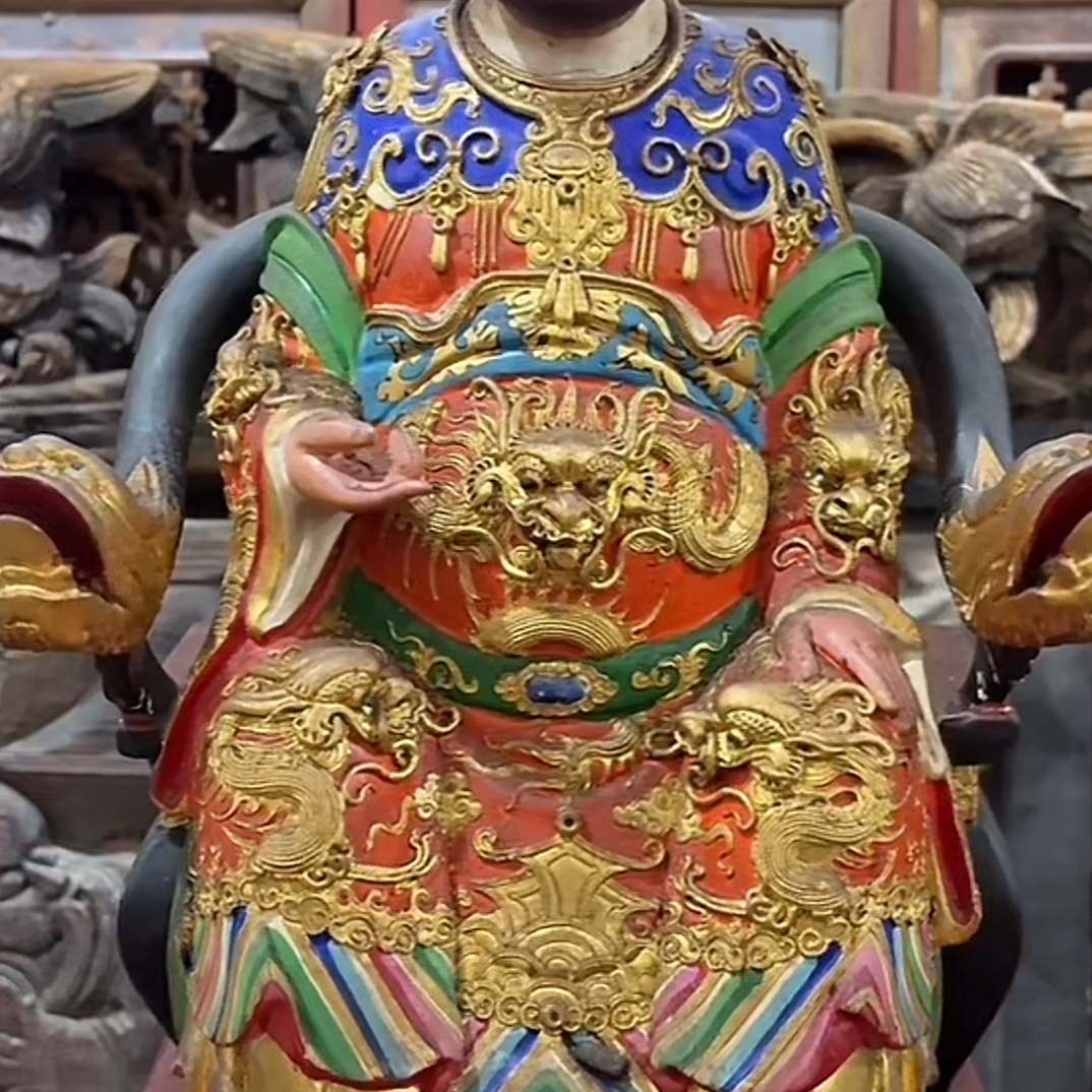 老木雕妈祖一尊好